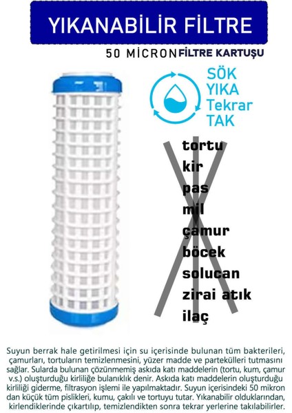 Üçlü Su Filtresi Daire ve Bina Girişi İçin Üçlü Set Arıtma Sistemi fırsatları