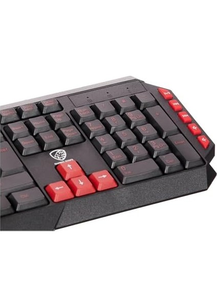 Hyk-46 Gamy Siyah USB Kırmızı Tuşlu Q Gaming Oyuncu Klavyesi