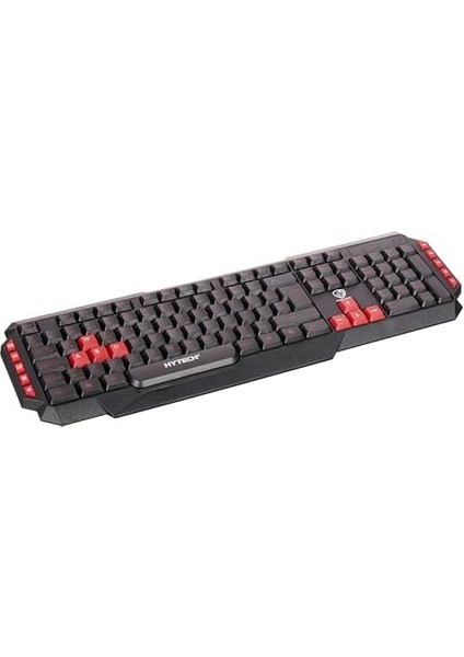 Hyk-46 Gamy Siyah USB Kırmızı Tuşlu Q Gaming Oyuncu Klavyesi