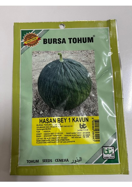Hasan Bey 1 Kavun Tohumu