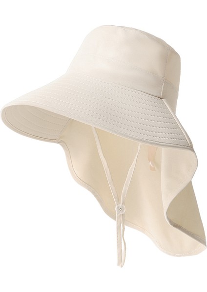 Yazlık Açık Su Geçirmez Çabuk Kuruyan Büyük Siperlikli Balıkçı Şapkası Çıkarılabilir Anti-Ultraviyole (Yurt Dışından)