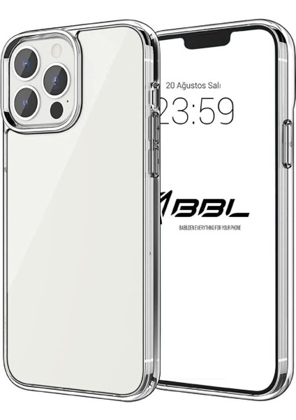 Apple iPhone Şeffaf Sert Kristal Mika Sararmaz Kılıf (Apple iPhone 14 Pro)