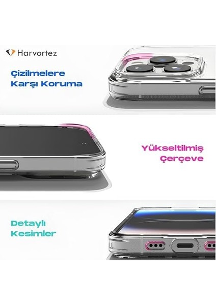 Apple iPhone 14 Pro Max Uyumlu A+ Kalite Silikon, Yüksek Korumalı Ultra Berrak Kapak, Yükseltilmiş Kamera ve Köşe Koruma Destekli, Metal Butonlar, Birebir Uyumlu, Delux Case (Siyah)