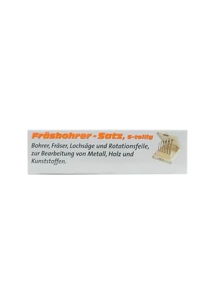 M 54606 Freze/matkap Uç Seti, 6 Parça