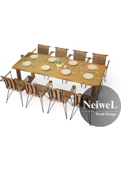 Loen Doğal Ahşap Yemek MASASI-70-100 fiyatları