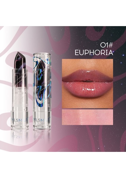 3 Renk Samanyolu Desen Ambilight Ince Glitter Yapışmaz Fincan Ruj Kedi Gözü Sıcaklık Değişimi Ruj (Yurt Dışından) fiyatları