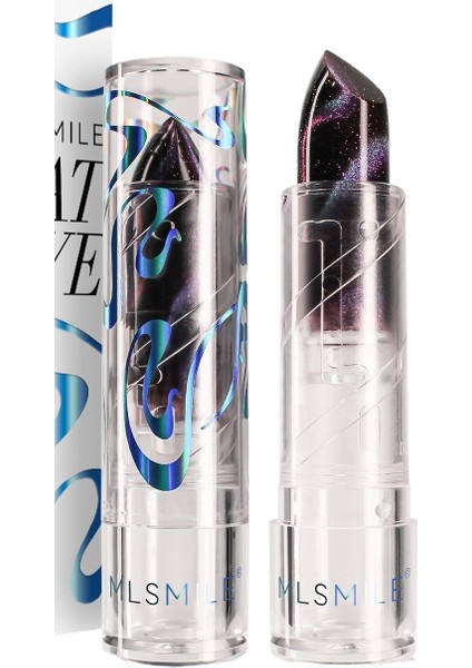 3 Renk Samanyolu Desen Ambilight Ince Glitter Yapışmaz Fincan Ruj Kedi Gözü Sıcaklık Değişimi Ruj (Yurt Dışından)