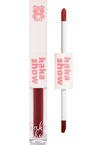 Vnautious Tasarımlar Çift Mutlu Dudak Leke Su Kızdırma Ayna Kadife Dudak Kil Çift Kafa Dudak Sır Sözde Düz Makyaj Beyaz Uygun Fiyatlı (Yurt Dışından)