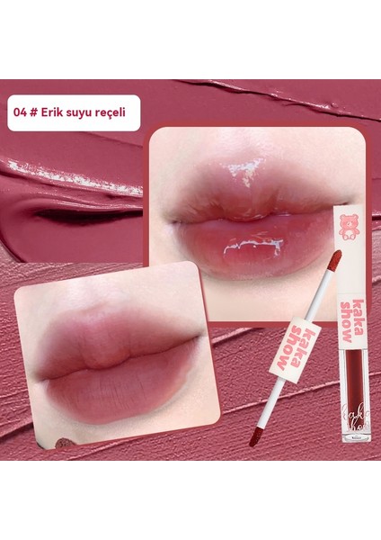 Vnautious Tasarımlar Çift Mutlu Dudak Leke Su Kızdırma Ayna Kadife Dudak Kil Çift Kafa Dudak Sır Sözde Düz Makyaj Beyaz Uygun Fiyatlı (Yurt Dışından) fiyatları
