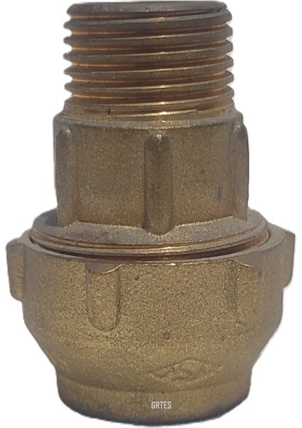 Ø20X1/2" DN15 Dış Dişli Securing (Erkek Sarı Kurt Ağzı)