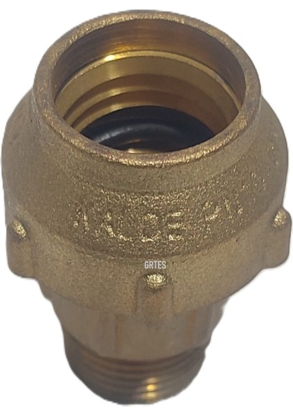 Ø20X1/2" DN15 Dış Dişli Securing (Erkek Sarı Kurt Ağzı)