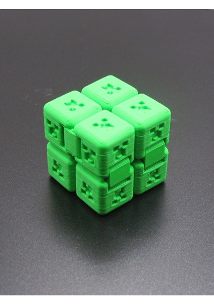 💚 Creeper Temalı Infinity Cube – Sonsuz Döngü Küpü