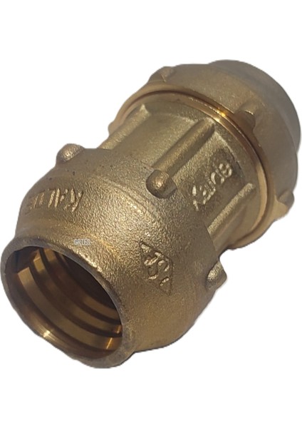 Ø20X20 mm Eş Uçlu Securing (Sarı Kurt Ağzı) Boru Ekleme Manşonu