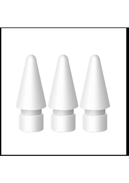 Apple Pencil 1.nesil/2.nesil/usb-C ve Pencil Pro Uyumlu Kalem Ucu Tablet Kalemi Yedek Uç (3 Tane)