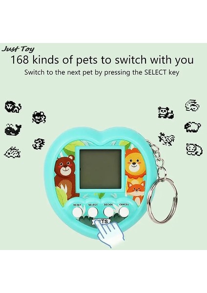 Sarı Komik Çocuklar Elektronik Nostaljik Evcil Hayvan Oyuncakları Dijital Ekran E-Pet Renkli Hd Noel Hediyesi Bir Sanal Siber Pet Interaktif Oyuncak (Yurt Dışından) fırsatları