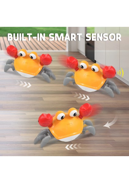 C Kutusu ile Noel Hediyesi Çocuklar Indüksiyon Kaçış Yengeç Ahtapot Emekleme Oyuncak Bebek Elektronik Evcil Hayvanlar Müzikal Oyuncaklar Eğitici Yürümeye Başlayan Hareketli Oyuncak (Yurt Dışından) modelleri