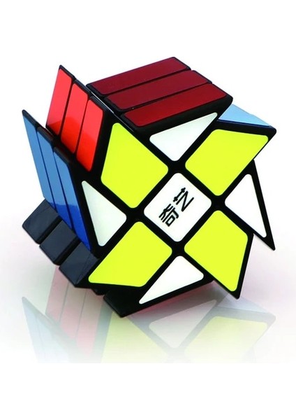 Yeni 3x3 Fırıldak Küp Sihirli Bulmaca Zeka Fırçalanmış Etiket 56MM Eğitici Siyah Bükülen Etiketsiz Oyuncaklar Çocuklar Için (Yurt Dışından)