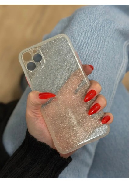 iPhone 11 Pro Max Simli Şeffaf Silikon Kılıf