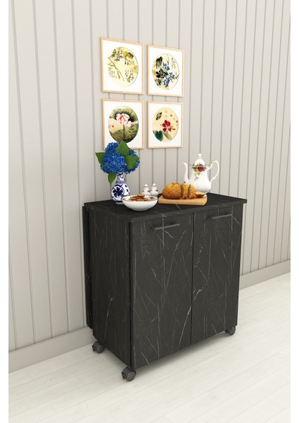 %100 Mdflam 105CM Mutfak Adası Yemek Masası Kahve Köşesi Ma-01