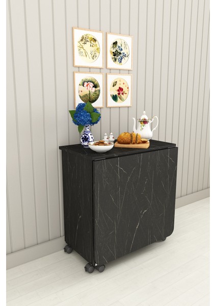 %100 Mdflam 105CM Mutfak Adası Yemek Masası Kahve Köşesi Ma-01
