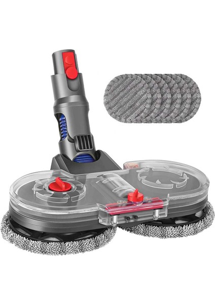 Dyson V12 Detect Temizleyici 6 Paspas Pedi ve Su Tankı ile Elektrikli (Yurt Dışından)