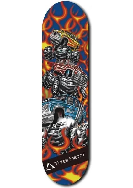 T132 Hot Trucks Desenli Kaykay
