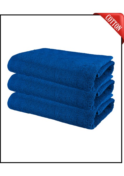 3 Adet Büyük Boy Pamuklu 50 x 90 cm , Fitness Havlusu , Spor Havlusu , Kuaför Havlusu