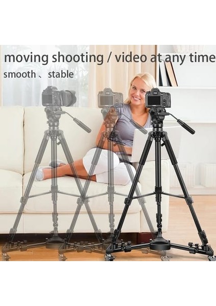 333L 180-210 Düğün Fotoğrafçısı Için Mükemmel Tripod Video Başlık 360 modelleri