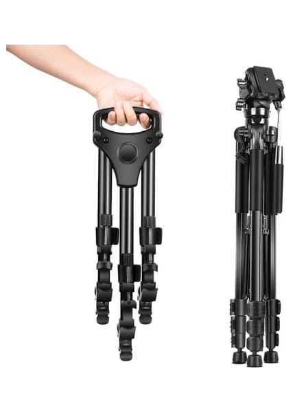 333L 180-210 Düğün Fotoğrafçısı Için Mükemmel Tripod Video Başlık 360 indirimleri