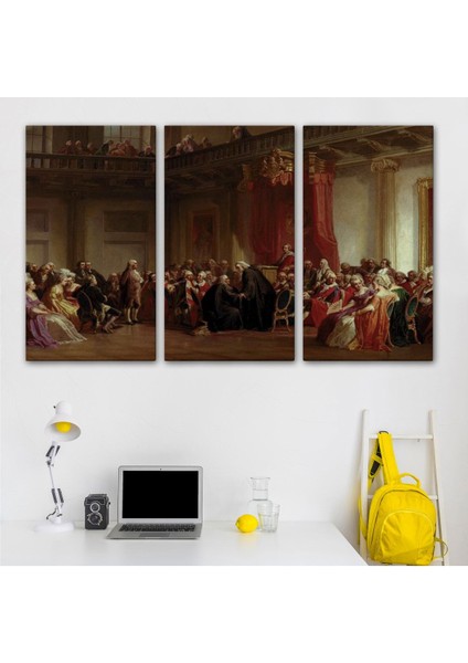 Benjamin Franklin Danışma Meclisi Huzuruna Çıkıyor TABLOSU-6542