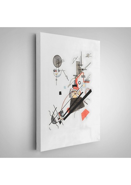 Vasily Kandinsky - Mutlu Yükseliş TABLOSU-7492