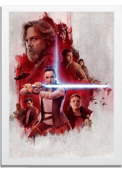 Dizi- Film Karakter ve Afişleri Mdf Plastik Çerçeveli Dekoratif Tablo 01
