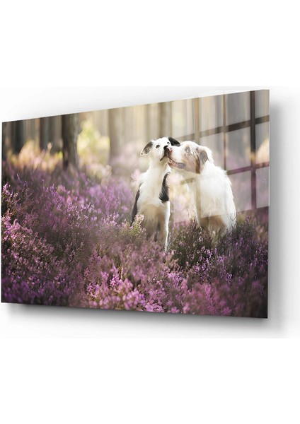 Eğlenceli Hayvanlar, Yapay Zeka Destekli, 3D Dekoratif Baskı Yatay Cam Tablo 84 fiyatları