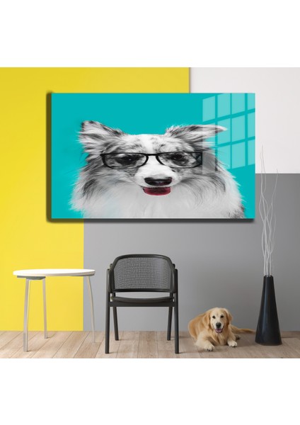 Eğlenceli Hayvanlar, Yapay Zeka Destekli, 3D Dekoratif Baskı Yatay Cam Tablo 288 modelleri