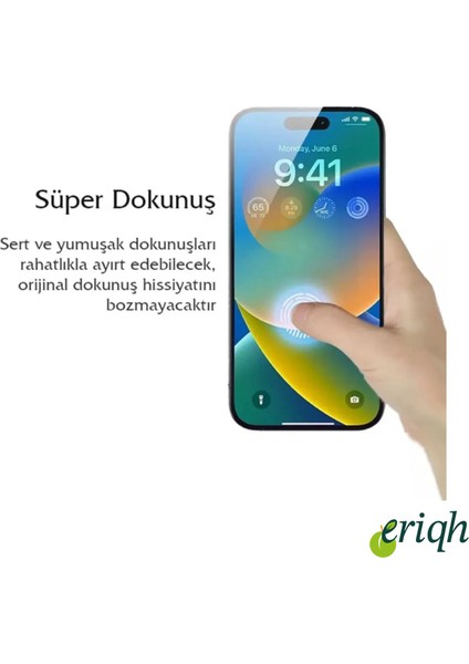 Apple iPhone 14 Plus Uyumlu Kolay Uygulama Aparatlı Ekran Koruyucu
