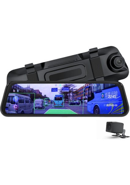 N8 Pro Geniş Ekranlı Ayna Tipi Araç Içi Kamerası