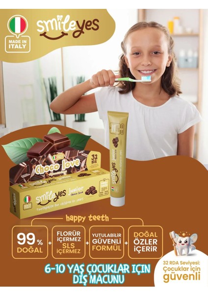 Junior Diş Macunu 6+ Yaş 50 ml Choco Love