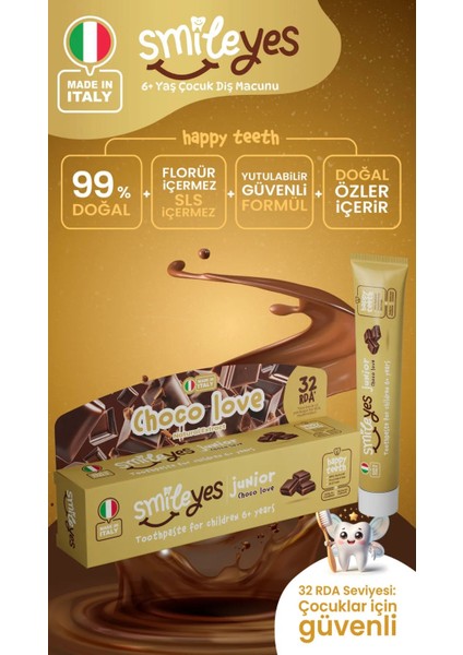 Junior Diş Macunu 6+ Yaş 50 ml Choco Love