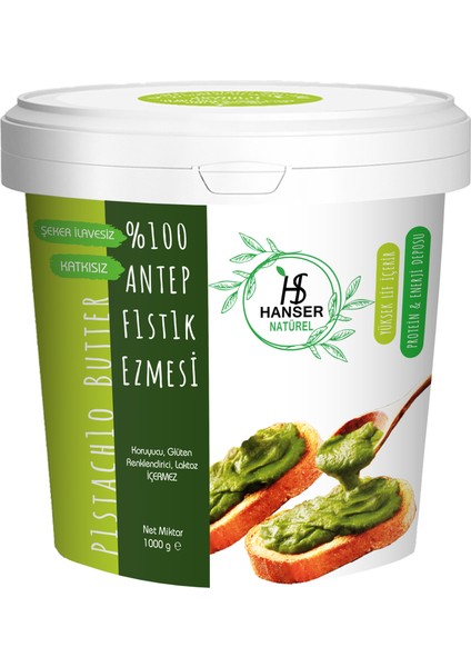 Natürel %100 Antep Fıstığı Ezmesi 1 kg