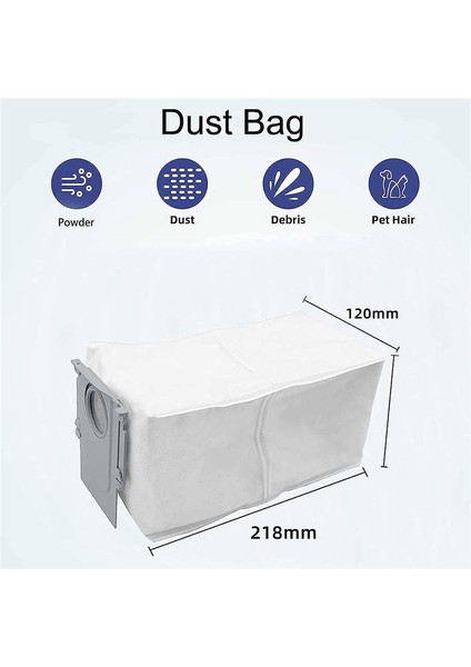 Roborock Q Revo Robot Ana Fırça, Yan Fırça, Toz Torbaları, Paspas Için (Yurt Dışından) modelleri