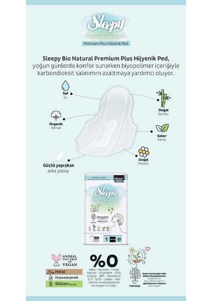 Bio Natural Günlük Ped Normal 40'lı x 2 ve Rosie