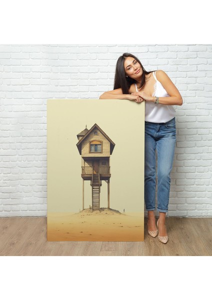 Hiçliğin Ortasındaki Nöbet Kulesi TABLO-7540