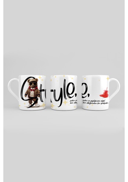 Bear Özel Tasarım Seramik Kupa 300 ml fiyatları