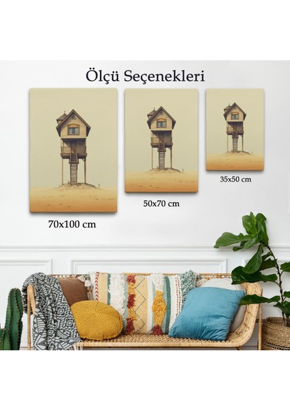 Hiçliğin Ortasındaki Nöbet Kulesi TABLO-7540