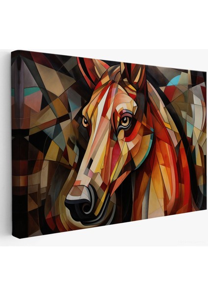 Vitray Tarzı At Kafası TABLOSU-7243