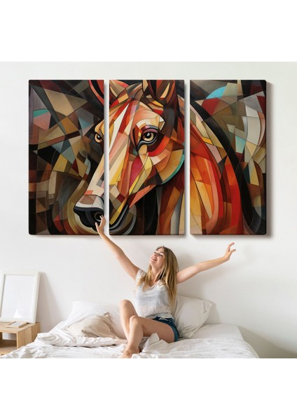 Vitray Tarzı At Kafası TABLOSU-7243 indirimleri