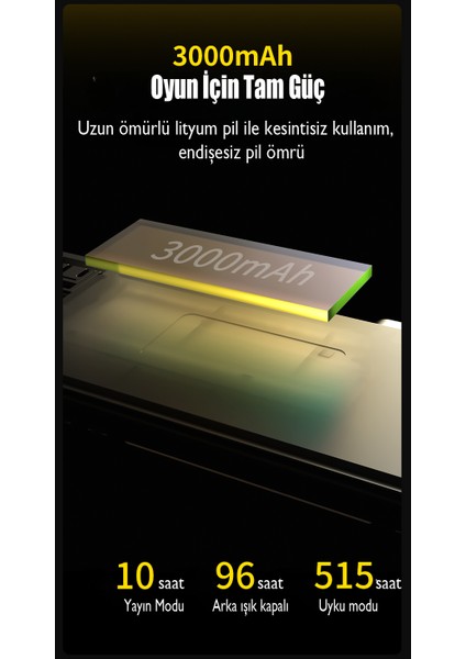 Ajazz AK680 Max%68 Manyetik Switch, 3000MAH Batarya 8k Polling Rate Kablosuz Manyetik Klavye Rgb Arkadan Aydınlatmalı Özelleştirilebilir Tuşlar