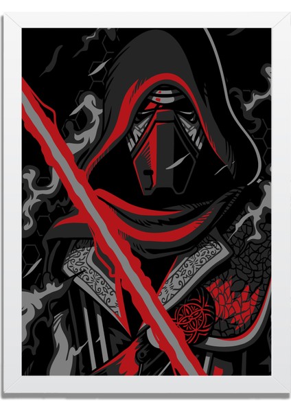 Dizi- Film Karakter ve Afişleri Mdf Plastik Çerçeveli Dekoratif Tablo 01