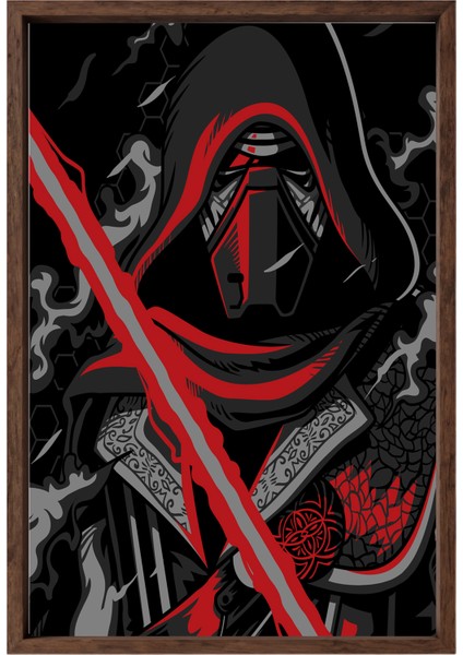 Dizi- Film Karakter ve Afişleri Mdf Plastik Çerçeveli Dekoratif Tablo 01 modelleri