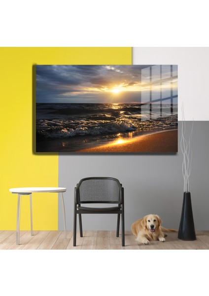 Doğa, Manzara 3D Dekoratif Baskı Yatay Cam Tablo 01 fiyatları